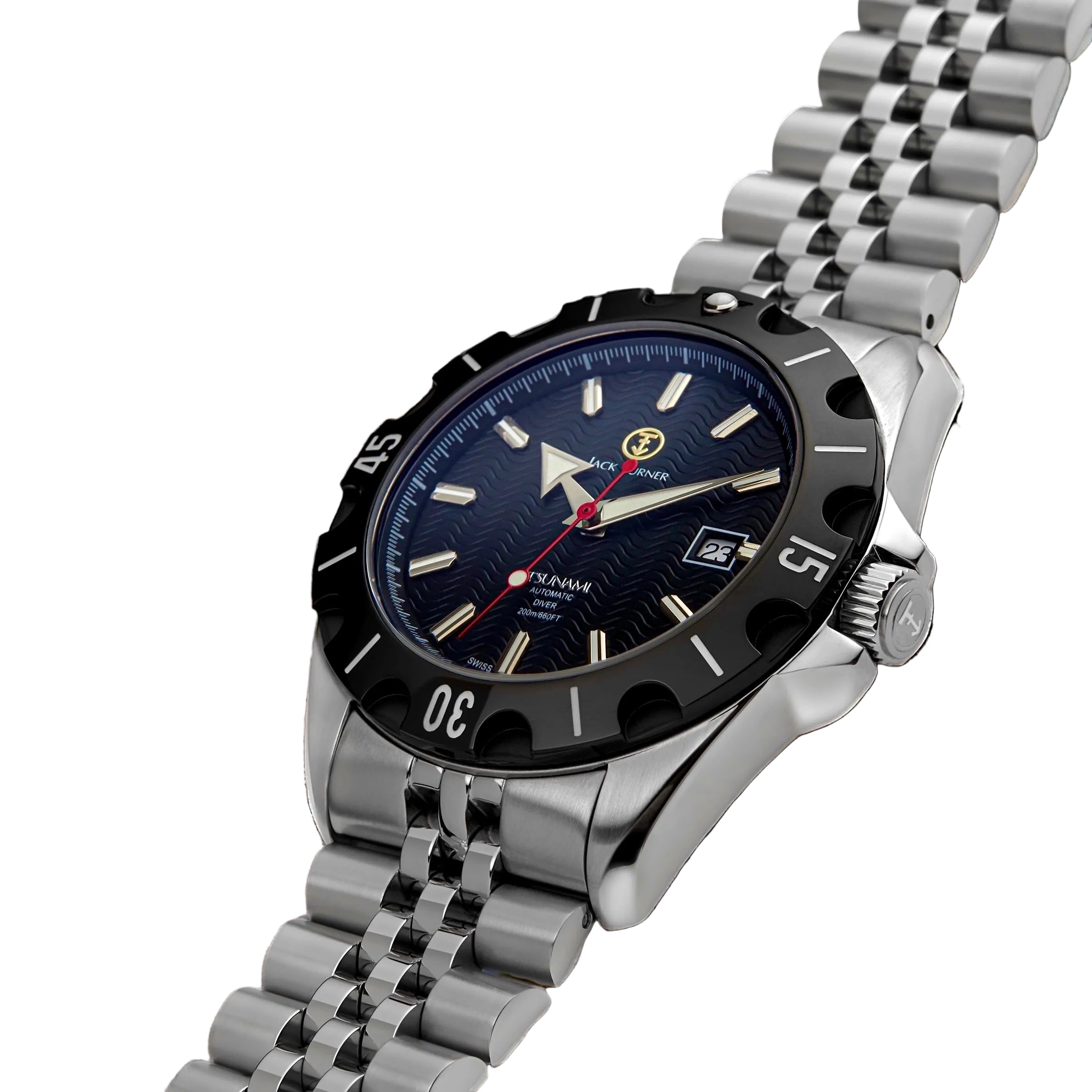 Buy The “TSUNAMI” Swiss Automatic Dive Watch by Jack Turner
