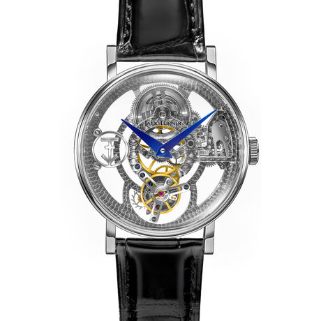 Limited edition tourbillon watch with exposed flying tourbillon complication, sapphire crystal front and back — Jack Turner Watches