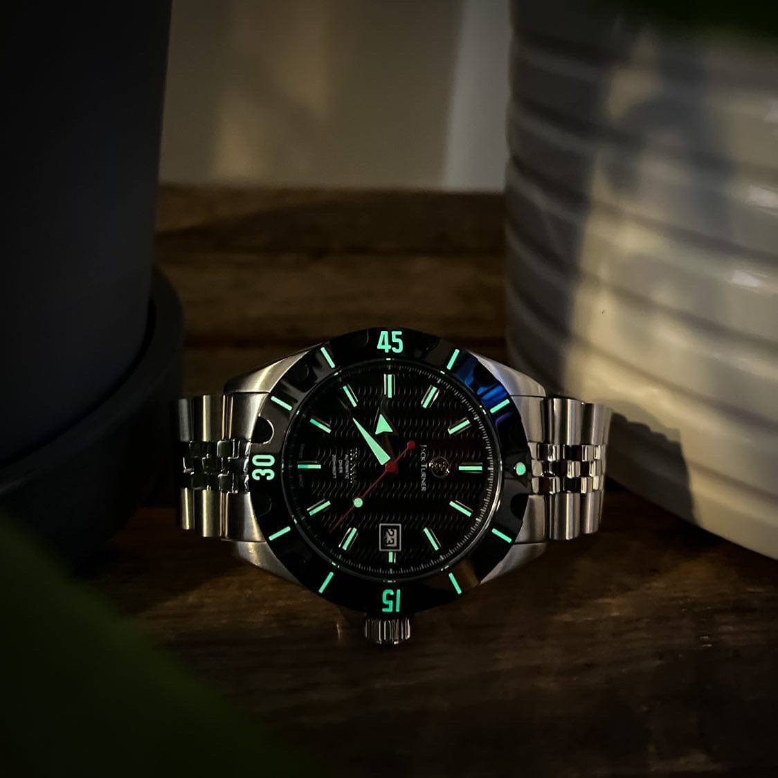 Jack Turner Watches Limited Edition Swiss Made Automatic Dive Watch the "TSUNAMI”