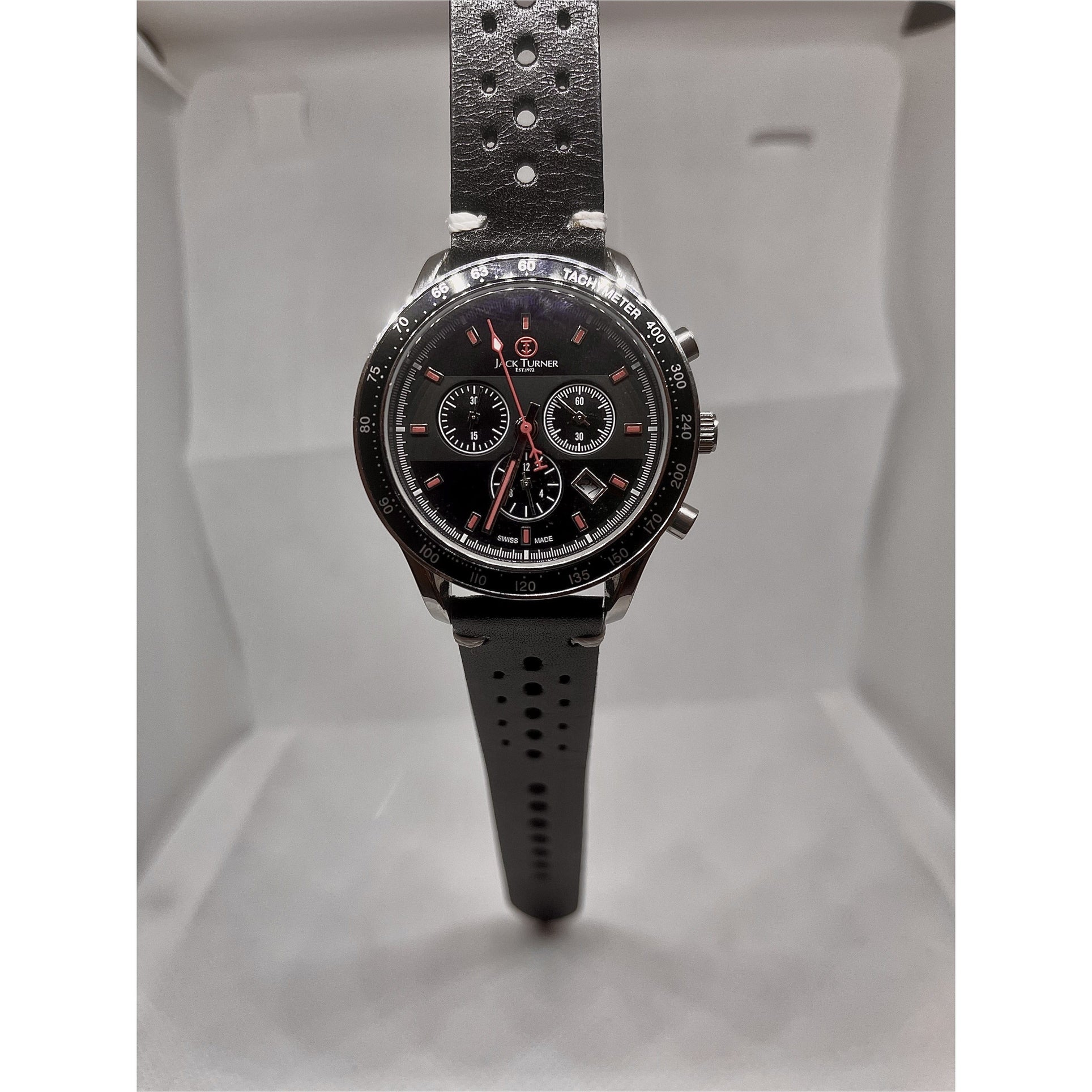 Dark Gray "El Magico" Limited Edition Racing Inspired Sports Chronograph