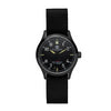 Black “The Traveler” PVD Stainless Steel PIlot / Field Watch with Mechanical Quartz Movement for Men