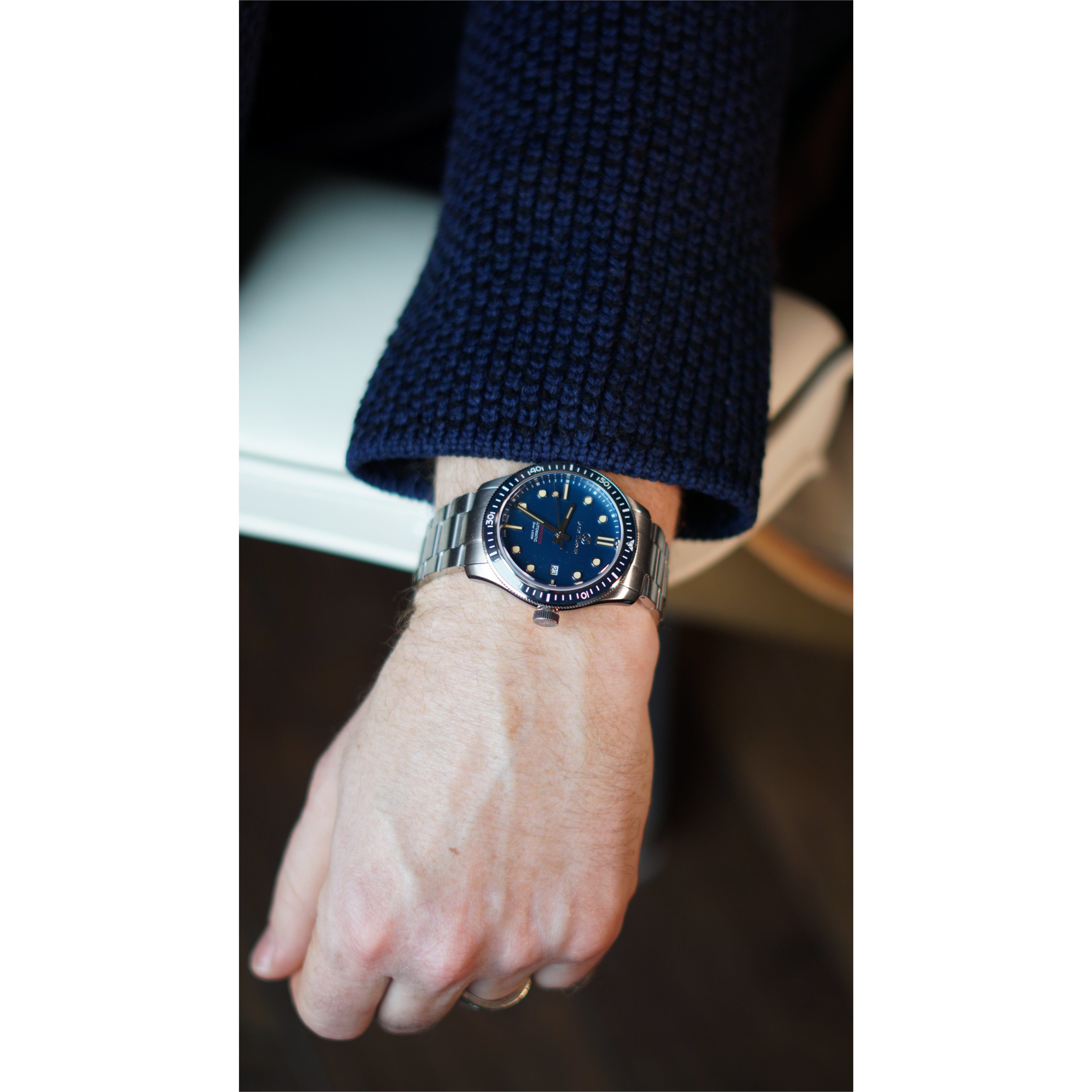Gray “Amphibious” Limited Edition Swiss Automatic Dive Watch, Only 100 do be produced